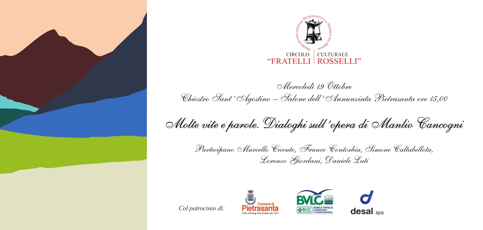 La Fondazione Circolo Fratelli Rosselli parla del seminario su Manlio Cancogni